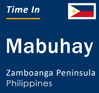 Current local time in Mabuhay, Zamboanga Peninsula, Philippines