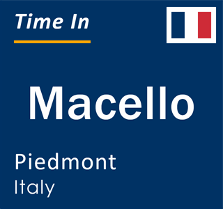 Current local time in Macello, Piedmont, Italy