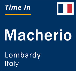 Current local time in Macherio, Lombardy, Italy