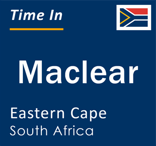 Current time in Maclear, Eastern Cape, South Africa