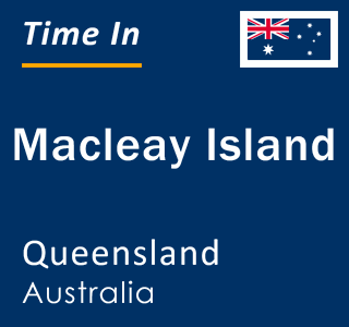 Current local time in Macleay Island, Queensland, Australia