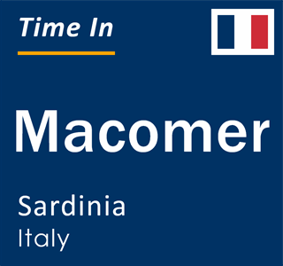Current local time in Macomer, Sardinia, Italy