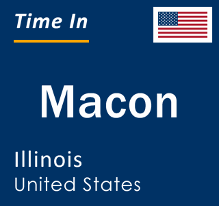 Current local time in Macon, Illinois, United States