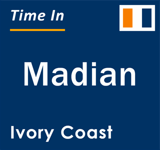 Current local time in Madian, Ivory Coast