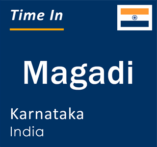 Current local time in Magadi, Karnataka, India