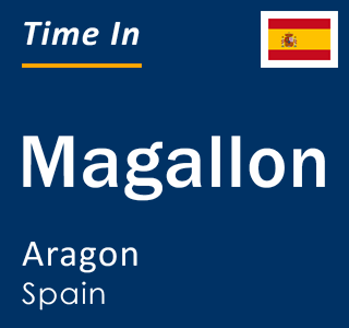 Current local time in Magallon, Aragon, Spain