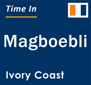 Current local time in Magboebli, Ivory Coast