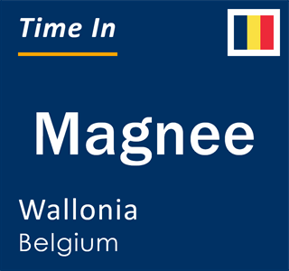 Current local time in Magnee, Wallonia, Belgium