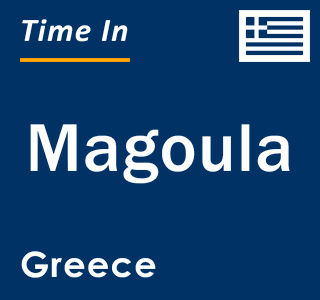 Current local time in Magoula, Greece