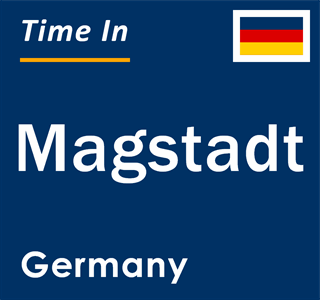 Current local time in Magstadt, Germany