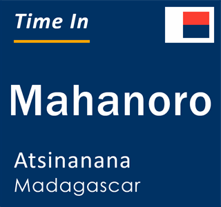 Current time in Mahanoro, Atsinanana, Madagascar