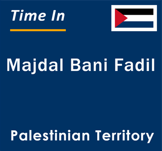 Current local time in Majdal Bani Fadil, Palestinian Territory