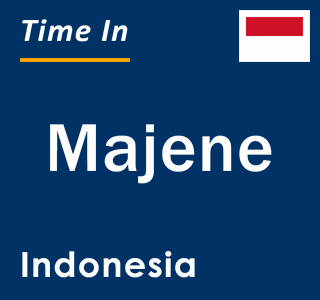 Current local time in Majene, Indonesia