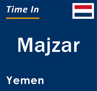 Current local time in Majzar, Yemen