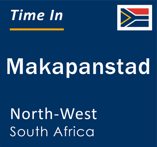Current local time in Makapanstad, North-West, South Africa