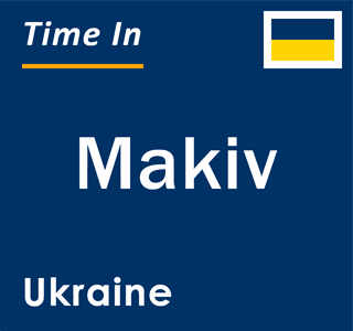 Current local time in Makiv, Ukraine