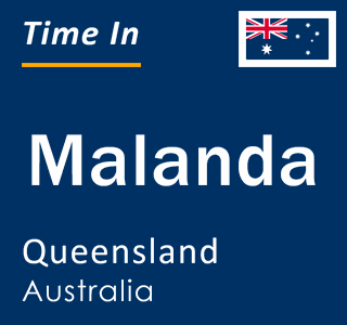 Current local time in Malanda, Queensland, Australia