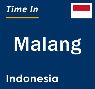 Current local time in Malang, Indonesia