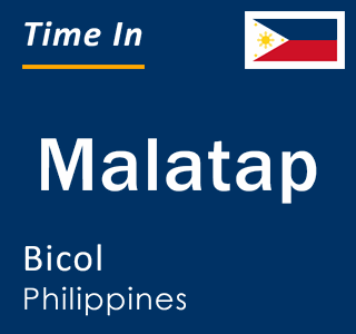 Current local time in Malatap, Bicol, Philippines