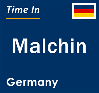 Current local time in Malchin, Germany