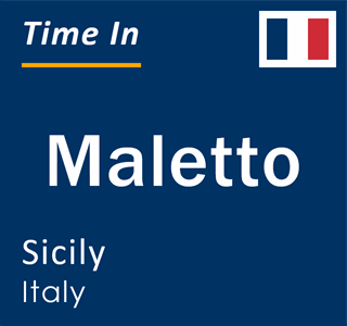 Current local time in Maletto, Sicily, Italy