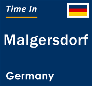 Current local time in Malgersdorf, Germany