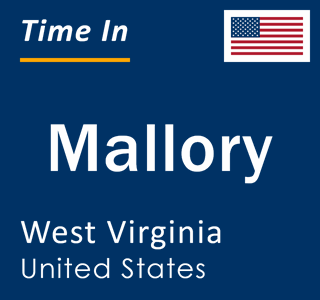 Current local time in Mallory, West Virginia, United States