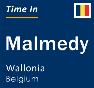 Current local time in Malmedy, Wallonia, Belgium