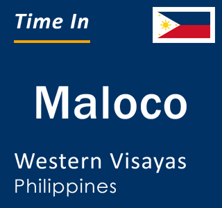 Current local time in Maloco, Western Visayas, Philippines