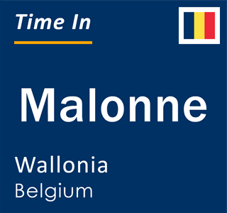 Current local time in Malonne, Wallonia, Belgium