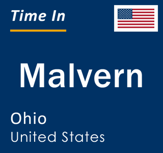 Current local time in Malvern, Ohio, United States