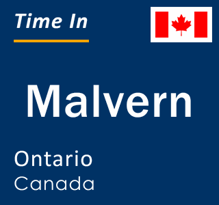 Current local time in Malvern, Ontario, Canada