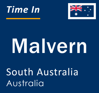 Current local time in Malvern, South Australia, Australia