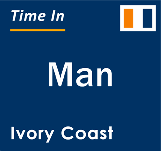 Current local time in Man, Ivory Coast