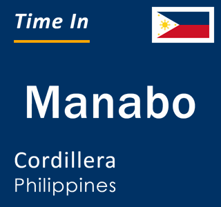 Current local time in Manabo, Cordillera, Philippines