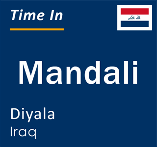 Current local time in Mandali, Diyala, Iraq