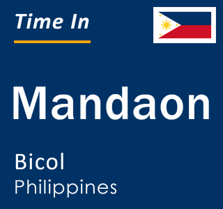 Current local time in Mandaon, Bicol, Philippines