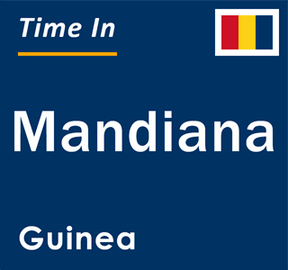 Current local time in Mandiana, Guinea