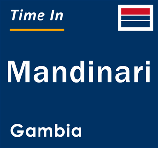 Current local time in Mandinari, Gambia