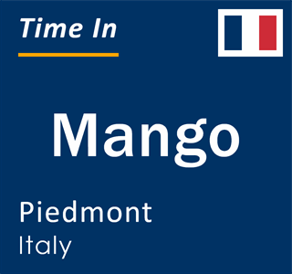 Current local time in Mango, Piedmont, Italy