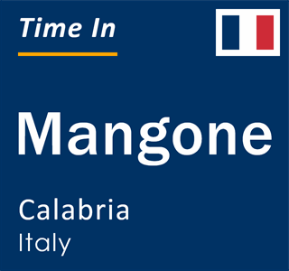 Current local time in Mangone, Calabria, Italy