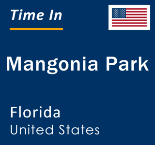 Current local time in Mangonia Park, Florida, United States