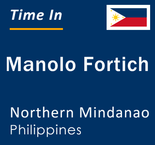 Current time in Manolo Fortich, Northern Mindanao, Philippines