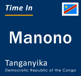 Current local time in Manono, Tanganyika, Democratic Republic of the Congo