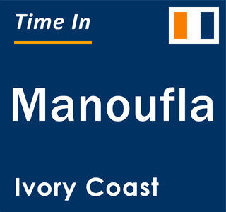 Current local time in Manoufla, Ivory Coast