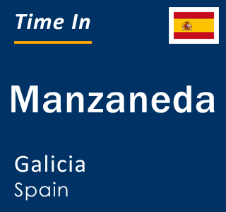 Current local time in Manzaneda, Galicia, Spain