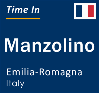 Current local time in Manzolino, Emilia-Romagna, Italy