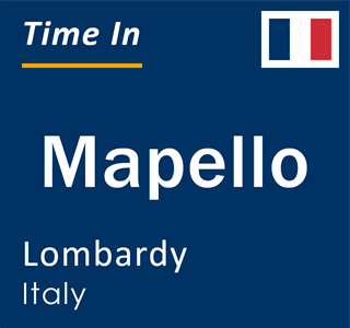 Current local time in Mapello, Lombardy, Italy