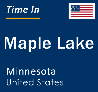 Current local time in Maple Lake, Minnesota, United States