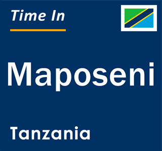 Current local time in Maposeni, Tanzania